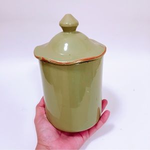 Small Canister & Lid Cucina Fresca by VIETRI (ITALY)